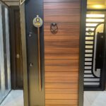 باب تركى ماركة تراست لامينوكس أسمر تفاحى 4 كالون مقاس 1 م كود 335