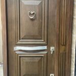 باب تركى ماركة ديمونت خشب بارز2 حشوة سنتر لوك كالى 5 كالون مقاس 120 سم