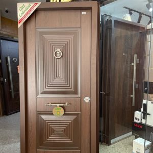 باب تركى ماركة تراست ( New Edition ) 2 حشوة متاهة بنى فلات عدد 4 كالون مقاس 1 م سنتر لوك ماركة هوك