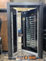 ⁦باب تركى ماركة ديمونت زجاج سيكوريت مصفح مقاس 120 سم - دبل فريم - كوالين كالى سنتر لوك - مواصفات خاصة⁩ - الصورة ⁦2⁩