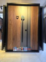 ⁦باب تركى ماركة سيليكا جراى ف خشبي أستربات سنتر لوك مقاس 150 سم - New Edition⁩ - الصورة ⁦2⁩